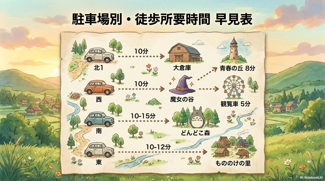 モリコロパーク駐車場