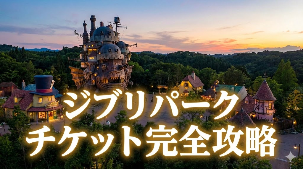 ジブリパークチケットのとりかた
