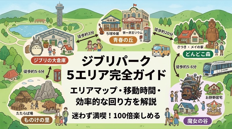 ジブリパーク５エリア完全ガイド