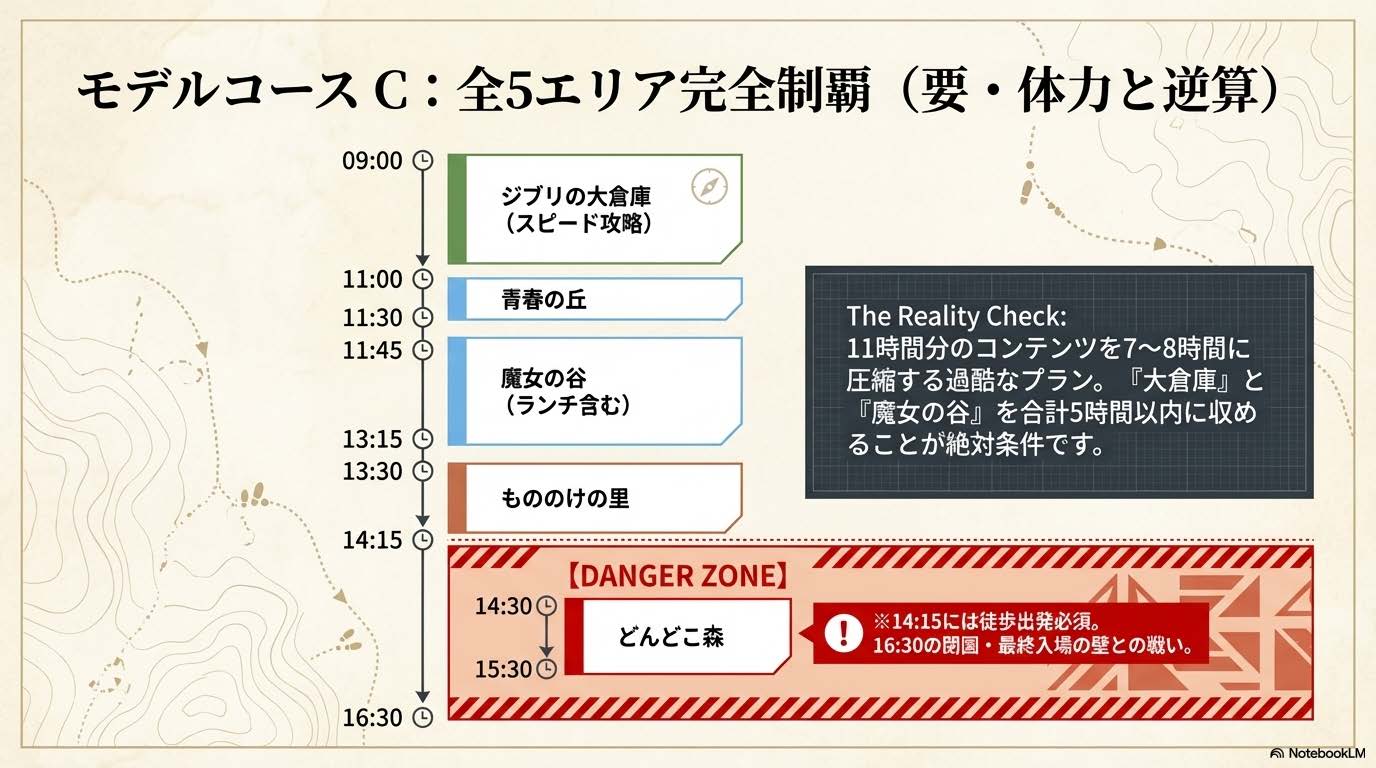 ジブリパークのエリアマップ