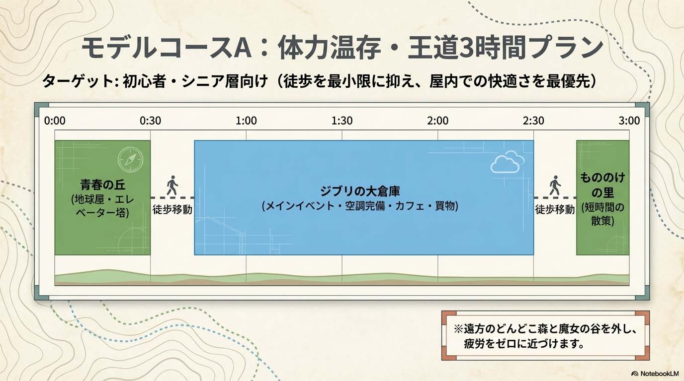 ジブリパークのエリアマップ