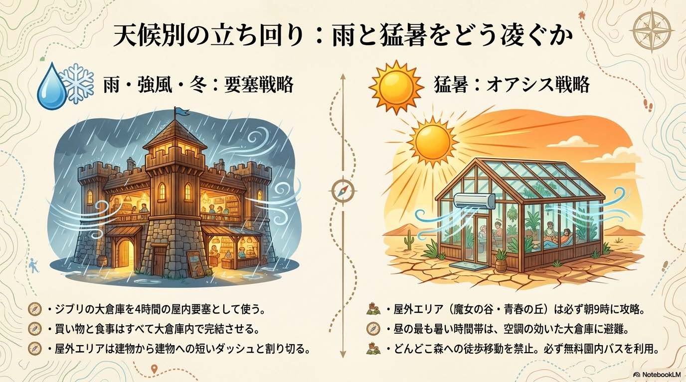 ジブリパークのエリアマップ