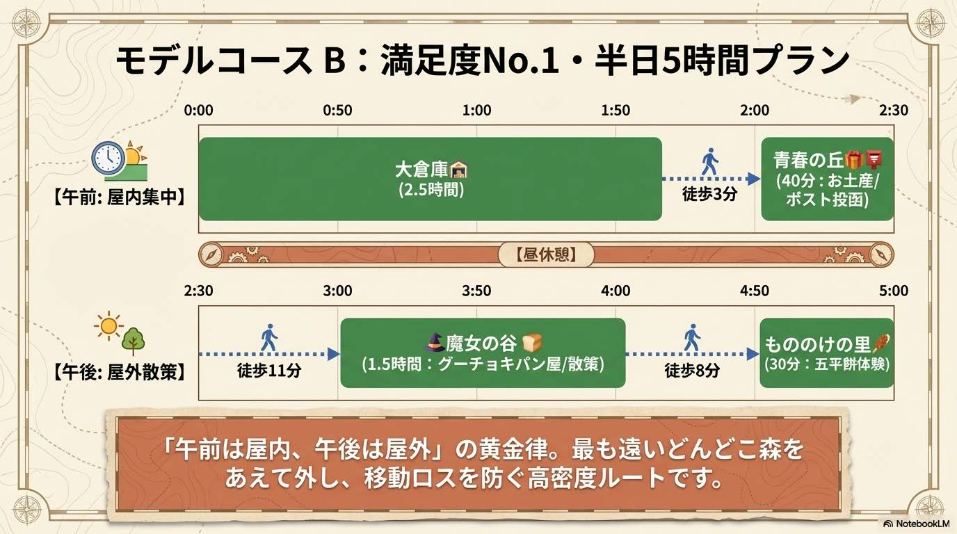 ジブリパークのエリアマップ