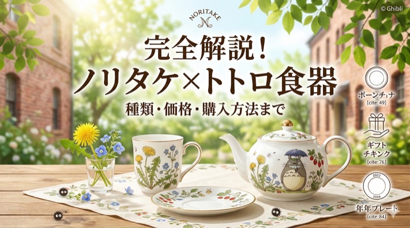 ノリタケとトトロ