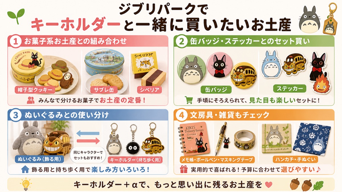 ジブリパークでキーホルダーと一緒に買いたいお土産